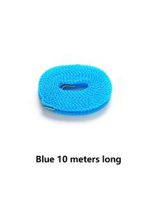 1pc 3m, 5m,10m Pink, Green, Blue Drying Clothes With Clothesline, Bedding With Clothesline, No Need For Punching Holes, Home Outdoor Windproof And Anti Slip Drying Clothes With Clothesline, Thick Bedding, Hanging Clothes, Balcony - Multicolor - View 14