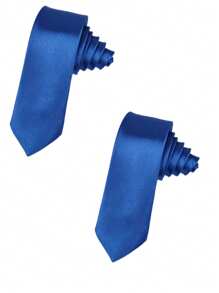 1 pieza Corbata de unicolor para hombre, corbata formal de negocio estrecha (2 pulgadas de ancho), brillante casual, adecuada para uso diario, bodas, banquetes, fiestas, eventos, regalo