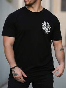 Playera Golds Lobo LL Gym Unisex Oversize - Negro - Ver 3