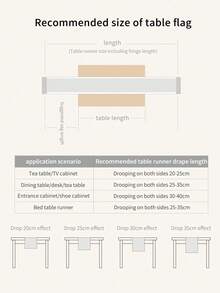 Khăn trải bàn , Hiện đại Họa tiết Hình học Dệt hoa Thủ công Dài Vải Chống bụi Che phủ Trang trí Giường Lá cờ Đối với Phòng khách Đồ nội thất - Màu xanh lam - Xem 4