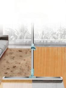 1 Piece, Stainless Steel Extendable Silicone Magic Broom (35cm/50cm Optional), Floor Scraper, Bathroom Scraper, Window Scraper, Water Scraper, Magic Broom For Floors, Glass, Tiles, Windows, Bathrooms, Removing Water, Dust, Pet Hair, Cleaning Supplies, Cleaning Tools.