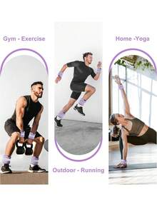 2 件（1 对）加重沙袋和力量训练加重腿带，健身跑步男女通用腕部和腿部使用，健身房，运动，健身房，家庭锻炼，健身房重量，重量，女士重量