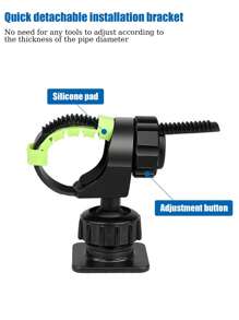 1 pièce Support de téléphone pour vélo imperméable : Support de smartphone pour moto orientable à 360°, support universel pour guidon pour téléphones de 4" à 6,7", poche de conduite résistante à la pluie, accès complet à l'écran/reconnaissance d'empreintes du téléphone