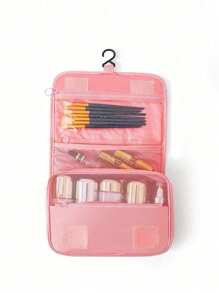 1 Stück Boho-Stil Reise Make-up Tasche, hängender Kulturbeutel, wasserdichte tragbare Aufbewahrungstasche für Make-up Pinsel, Handtücher, Zahnpasta, Strandutensilien, Hochzeitsdekoration, Brautjungfern Geschenk