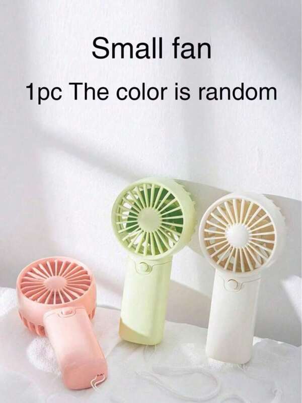 2025 New Arrival - 1pc Portable Handheld Mini Fan, Outdoor Small Creative Fan, Mini Size And Space-Saving (Random Color Packaging)