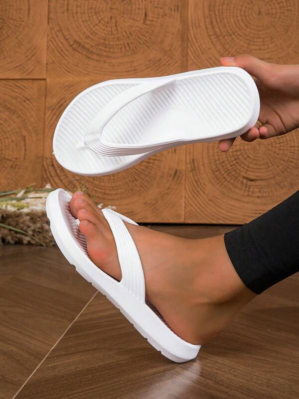 EVA Flip Flops For Women, Unisex Outdoor Thong Sandals With Arch Support, Shock Absorption, Anti-Slip, Large Size
