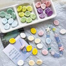 10 piezas de cuentas de peces de cristal miniatura adorables, materiales de joyería DIY para pulseras, collares, cadenas de teléfono, regalo especial para familiares y amigos