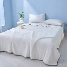 1 pieza Manta de verano súper suave y ligera (sin funda de almohada), edredón fresco y cómodo, amigable con la piel, transpirable y lavable a máquina. Adecuado para dormitorio, habitación de invitados, oficina y sofá.