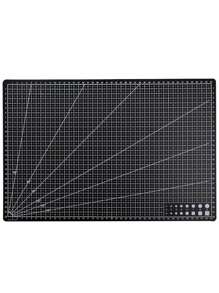 1 pezzo Tappetino da taglio multicolore, adatto per patchwork, carta, argilla e artigianato, taglia A3 in materiale PP - Forniture per ufficio e scuola, tappetino da taglio artigianale di precisione A3 rotante, materiale PP, adatto per cucito e progetti fai da te