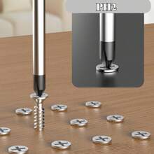 6pcs Magnetic Screwdriver Set, S2 Alloy Steel, 3 And 3 Flat Head Professional Cushioned Handle Screwdriver Set, Professional Repair Tool