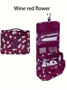 1 Stück Boho-Stil Reise Make-up Tasche, hängender Kulturbeutel, wasserdichte tragbare Aufbewahrungstasche für Make-up Pinsel, Handtücher, Zahnpasta, Strandutensilien, Hochzeitsdekoration, Brautjungfern Geschenk