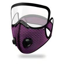 Máscara con gafas anti-vaho de carbón activo para ciclismo, máscara de bicicleta a prueba de polvo y viento con válvula de aire; nueva máscara de bicicleta con filtro, máscara a prueba de polvo con filtro de carbón activo reemplazable, máscara reutilizable para hombres y mujeres