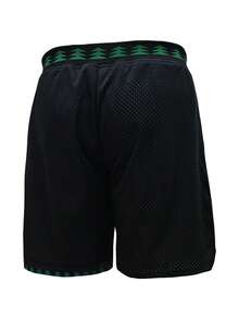 Men'S Black Basketball Shorts With "MINNESOTA" Embroidery - Breathable, Quick-Dry Polyester, Loose Fit, Ideal For Sports & Outdoor Activities, Sports Shorts|Minnesota Themed|Stretchy Fabric