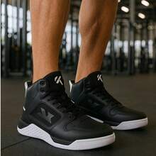 Training Boots, Gym Shoes, Basketball And Bodybuilding - 黑色 - 查看 2