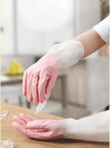 3 Paar Fortgeschrittene Reinigungshandschuhe, Hochwertige Haushaltsreinigungshandschuhe, Wasserdichte Spülhandschuhe für die Küche, rutschfeste Haushaltshandschuhe, strapazierfähige Waschhandschuhe, Reinigungsbedarf, Reinigungswerkzeuge, Schul-/Büroartikel