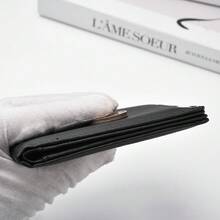 Men's Casual Horizontal Wallet PU Leather Credit Card/ID Holder Bifold Short Wallet Suitable For Men Wallet Mini Wallet Purse Wallet Small Wallet School Supplies