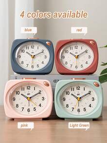 Reloj despertador multifuncional con música, con volumen ajustable, función de repetición, función de luz nocturna, operación silenciosa, no molesta el descanso ni la lectura, decora tu dormitorio, mesita de noche, oficina, sala de estar, dormitorio escolar, muy hermoso, también es un regalo ideal para estudiantes en la temporada escolar, un reloj imprescindible para la decoración escolar, sorpresa escolar, decoración del dormitorio, decoración del hogar, decoración de la habitación, útiles escolares - Multicolor - Ver 12