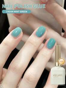1pc 15ML Matcha Green Gel Nail Polish For Summer For Nail Art Decoration In Nail Salons Soak Off Uv Led Lamp For Girl - Green - View 3