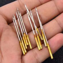 10/50 件家用镀钛通用缝纫机针，适用于胜家缝纫机缝纫针，金色 - 彩色 - 查看 3