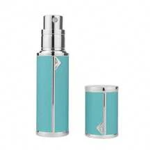 香水旅行喷雾器，真皮底部填充可再填充香水瓶，迷你古龙水香水分配器，防晒喷雾瓶，便携式喷雾器口袋大小，适合飞机旅行礼物 - 彩色 - 查看 20