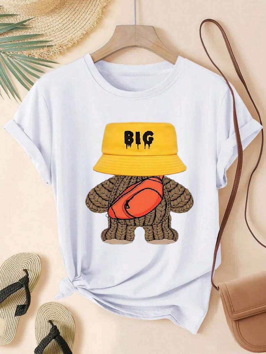 Women T-Shirts - 白色 - 查看 1