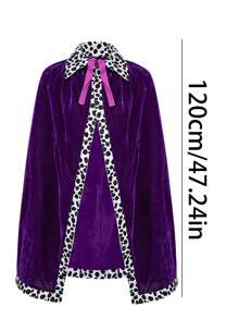 King Costume Cape For Adult Mardi Gras Velvet Robe,Festival Costume Props,Cosplay