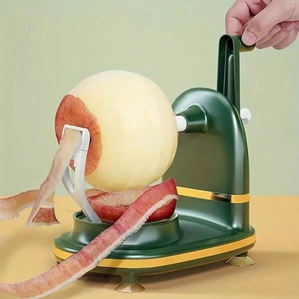 1 Peça Descascador de Maçã Manual, Ferramenta de Descascar Automática para Uso Doméstico, Faca de Descascar Frutas, Utensílio de Cozinha para Descascar Maçãs.