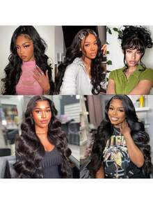Human Hair Bundles Natural 26 Inch Body Wave Bundles For Women Brazilian Virgin Black Color Human Hair - Natural Black - View 3