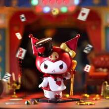 Sanrio [1pc Random]Sanrio Kuromi Poker Kingdom Series Blind Box - Cute Cartoon Figurine, Limited Edition Collectible Toy, Perfect For Birthday/Party/Christmas Gifts (Random Delivery, Desktop Decor)