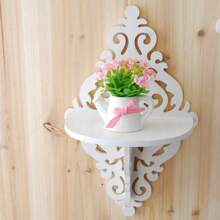 2pcs Vintage European Style Wooden Floating Shelves - Unique Wall Mounted Storage Racks For Books, Plants, And Decor - Durable Construction, Retro Design, Corner Shelves Room Decor Bedroom Decor Home Decor Wall Decor