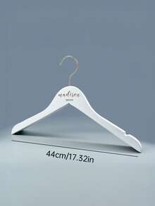 Bride Hanger, Wedding Hanger, Personalized Hanger, Wedding Dress Hanger, Wooden Hanger, Mrs Hanger, Name Hanger,Personalized Wooden Bridesmaid Hangers With Name,Wedding Dress Hanger,Hanger For Bridal Party,Engraved Hanger,Bridesmaid Gift,Gift For Her,Home Harmony,Chic Design ,Forever Love - White - View 19