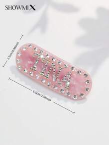 Handgemachte Haarspangen mit Diamantenbesatz aus Acetat, elegantes Frühlings-/Sommer-Haaraccessoire, geeignet als Jubiläums-/Hochzeitsgeschenke, langanhaltend, farbenfrohe, süße, niedliche, witzige, kawaii, Y2K-Stil, stylisch, unisex, lässig, personalisierbar, einzigartig, maßgeschneidert, ideale Geschenke für ihn, ideale Geschenke für sie, für Freundin, Freund, Familie, Freunde, Kinder, zu Jahrestagen, zu Valentinstag, zu Muttertag, zu Geburtstagen, zu Kindertag, zu Vatertag, zu Abschluss, zu Hochzeiten, zu Einweihungen