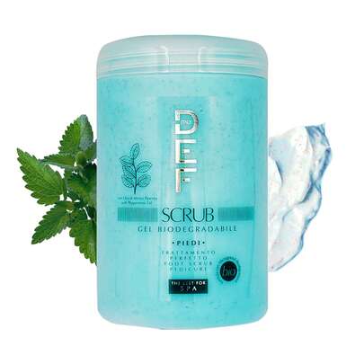 DEF DEF Scrub Piedi alla Menta Esfoliante Rinfrescante per Pelle Morbida