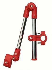 1pc Adjustable Umbrella Holder Bracket, 360° Rotatable Outdoor Sunshade Stand For Bicycle, Wheelchair, Foldable Canopy Support