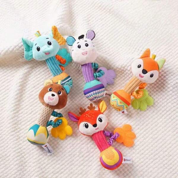1pc Of Handheld Plush Doll Toy For, Featuring A Fun Ringing Bell, Perfect As A Gift For Christmas, Halloween, Thanksgiving, New Year'S, And Valentine'S Day