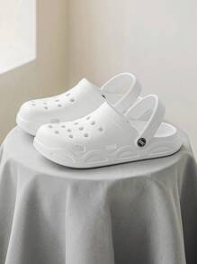 Leichte und atmungsaktive EVA Soft-Boden Slip-On Sandalen für Damen, geschlossene Zehe Outdoor Pantoffeln, rutschfeste Strandschuhe, Unisex