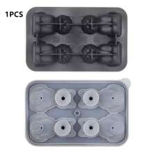 1pc Ice Cube Tray, Silicone Cartoon Cat Ice Pop/Popsicle Mold, Home Ice Cube Maker