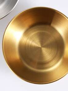 3/5/10酱料碟，优质不锈钢迷你独立调味碗，圆形调味碟，寿司蘸酱碗，开胃菜碟，学校用品 - 彩色 - 查看 7