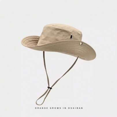 Unisex Bucket Hat, Outdoor Sun Protection Hiking Desert Camping Visor Cap