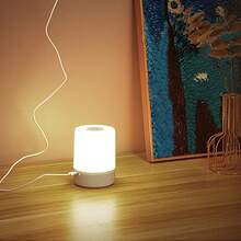 USB LED Touch Sensor Night Light - Dimmable 3-Color Bedside Lamp, Portable Mini LED Nightlight, Nursing Light For Baby, Soft Lighting, For Bedroom Decor, Lighting Decoration, USB Powered