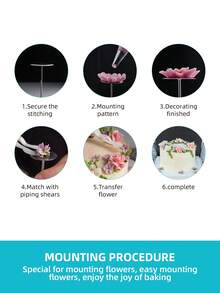 7pcs Cake Decorating Tool Set - Piping Nozzles, Piping Nail, Piping Scissors, Baking Tools For Cake, Cupcake, Cream Cookies, Kitchen Gadgets - Decoration Set - View 10