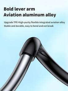 Adjustable Phone & Tablet Stand, 28.34/39 Inch Flexible Arm, 360° Rotatable Dual Clamps, Plastic Spiral Base, Desktop & Bedside Mount, Suitable For Live Streaming, TV And Slouchy Use - Reinforced - View 4