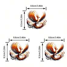 1 pieza/2 piezas/3 piezas Parches con estampado de fénix para transferencia de calor, parches para planchar adecuados para camisetas, vaqueros, chaquetas, mochilas, sudaderas, gorras, etc.