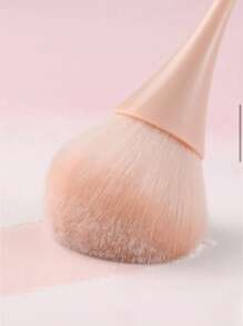 2 Peças Conjunto de Pincéis de Maquiagem para Iniciantes - Pincéis de Pó, Blush, Iluminador, Cerdas de Poliéster Livres de Álcool, Cabos de ABS, Adequado para Todos os Tipos de Pele