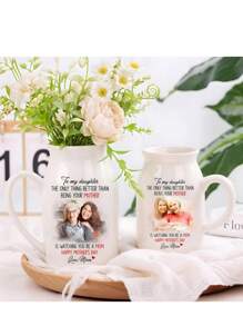 To My Daughter Flower Vase, The Only Thing Better Than Being Your Mother, Mother's Day Gift For Daughter, Daughter Gift From Mom New Mom Gift