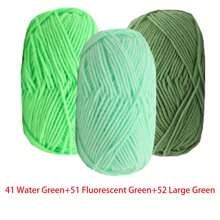 3 pièces de fil de couleur mélangée 100% polyester doux, d'un poids d'environ 75g, 4 fils, convient pour le tricot à la main pour débutants, chapeaux, écharpes, cadeaux, sacs fourre-tout et autres projets DIY