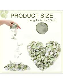 100/200/400 片丝绸玫瑰花瓣婚礼花瓣白色花瓣假玫瑰花瓣人造花瓣求婚篮过道新娘送礼会餐桌装饰 - Sage Green - 查看 2