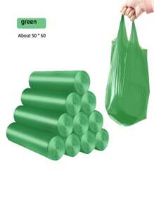 Thicker Trash Bags, Household Large Size Disposable Garbage Bags Made Of Virgin Material, Tear-Resistant, For Kitchen And Home Use. (Note: Colors May Vary Slightly Due To Different Batches)
