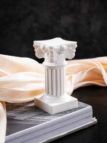 1 Pc White Roman Column Decorative Ornament - White - View 3