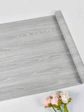 1 rolka szarej tapety imitującej usłojenie drewna PVC wodoodporna i odporna na wilgoć łatwa do czyszczenia samoprzylepna i zdejmowana naklejka na blaty kuchenne szafki szuflady drzwi szafek stare meble renowacja i transformacja papier kontaktowy wystrój pokoju wystrój domu wystrój ścienny wystrój łazienki wystrój sypialni rzeczy do dekoracji pokoju wystrój salonu wystrój domu wystrój domu tapeta do salonu sztuka ścienna tapety naklejki naklejki ścienne naklejka ścienna